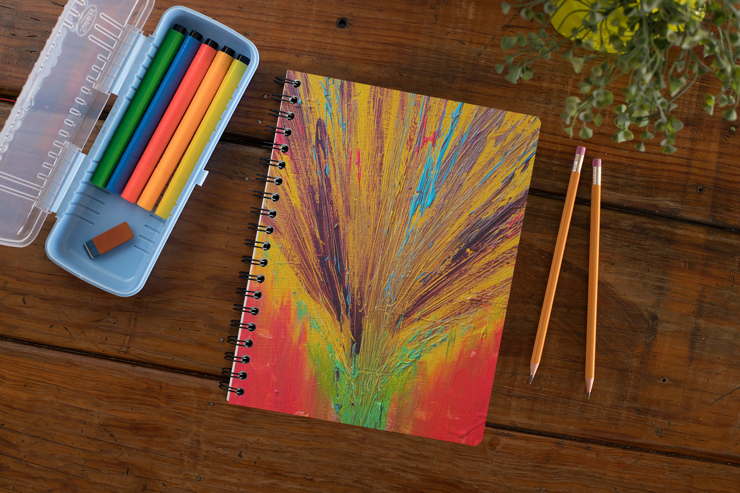 "Rebirth" Spiral notebook - Dotted Pages