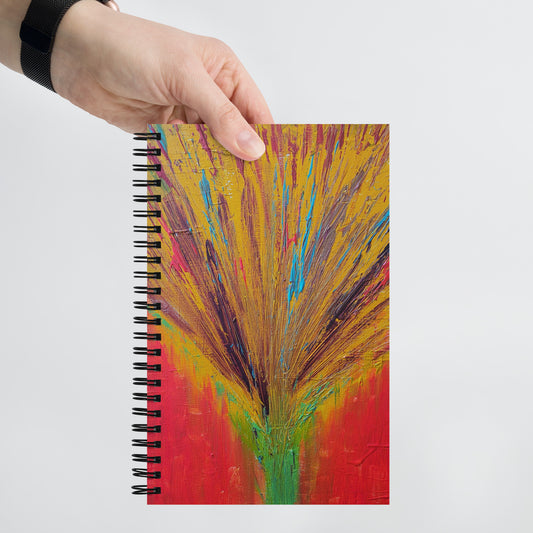 "Rebirth" Spiral notebook - Dotted Pages