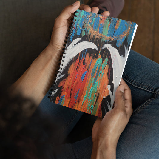 "Angel By My Side" Spiral notebook - Dotted Pages