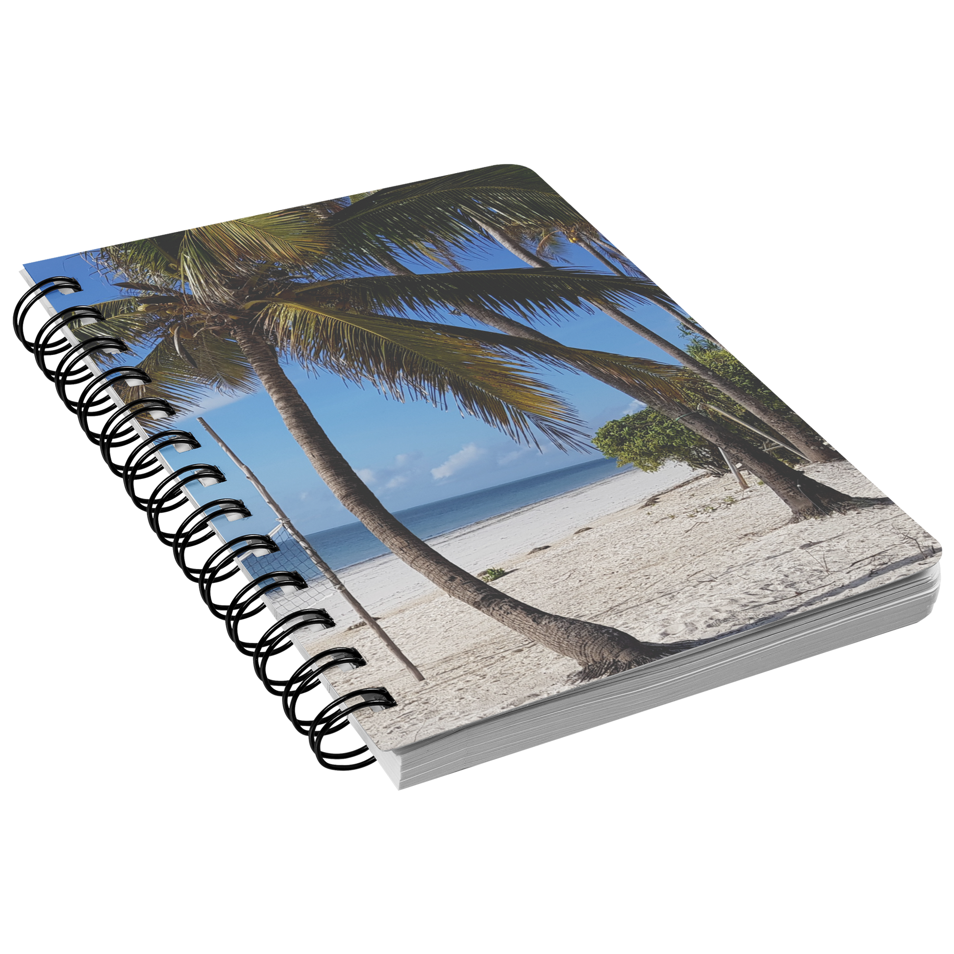 Lifes_a_Beach_Notebook_SN_Front_Angle_Mockup.png